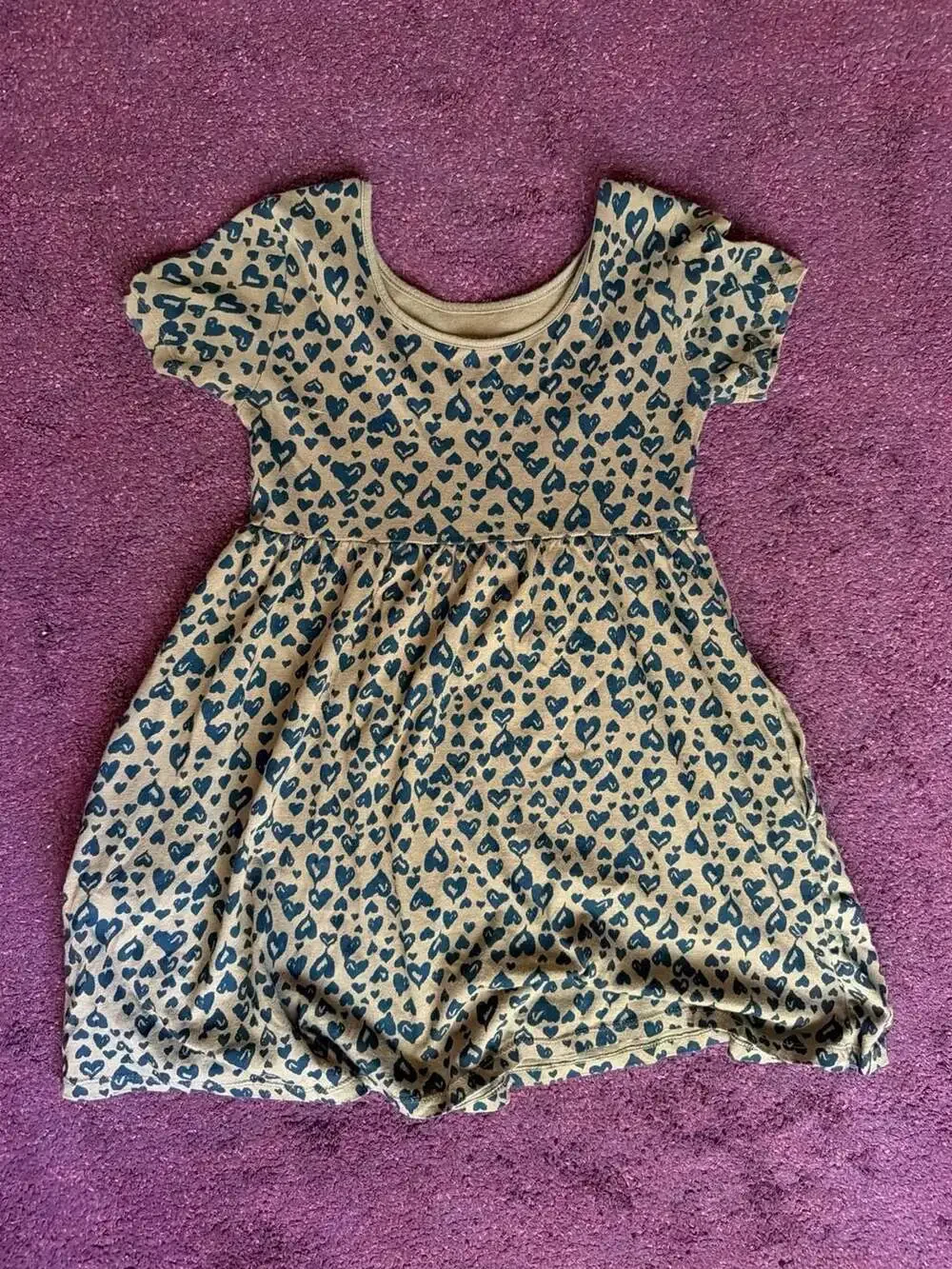Printed Fit and Flare Dress for Girls